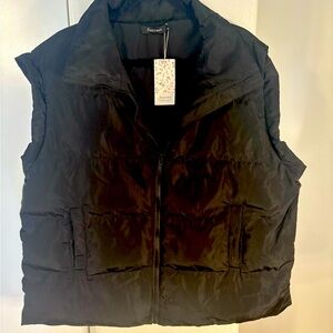 Automate Men's Classic Black Puffer Vest